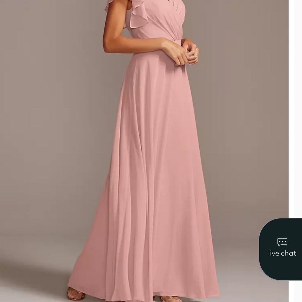 Bridesmaid Dress. David’s bridal. ballet pink color.  size 14